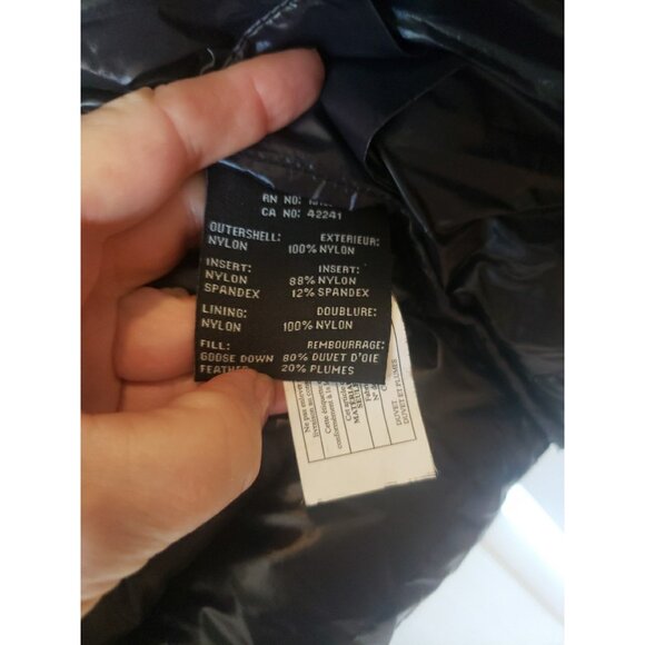 SAM. New York Jacket Down Puffer Glacier Boys Kids Sz12 Black Missing Hood - Picture 11 of 13